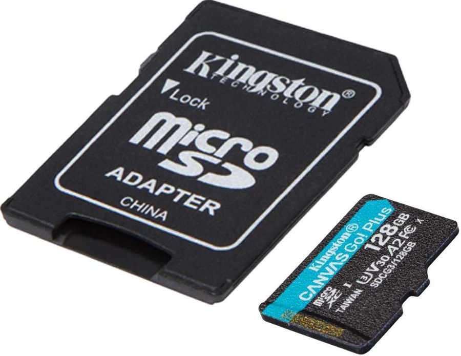 Карта памяти microsdxc kingston canvas go plus 128 гб sdcg3 128gb