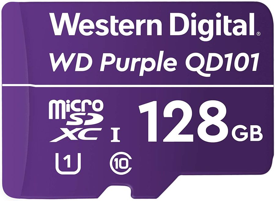 Купить Карта памяти microSDXC UHS-I U1 WD Purple 128 ГБ в интернет-магазине СИТИЛИНК, цена на Карта памяти microSDXC UHS-I U1 WD Purple 128 ГБ (1397388) - Пермь