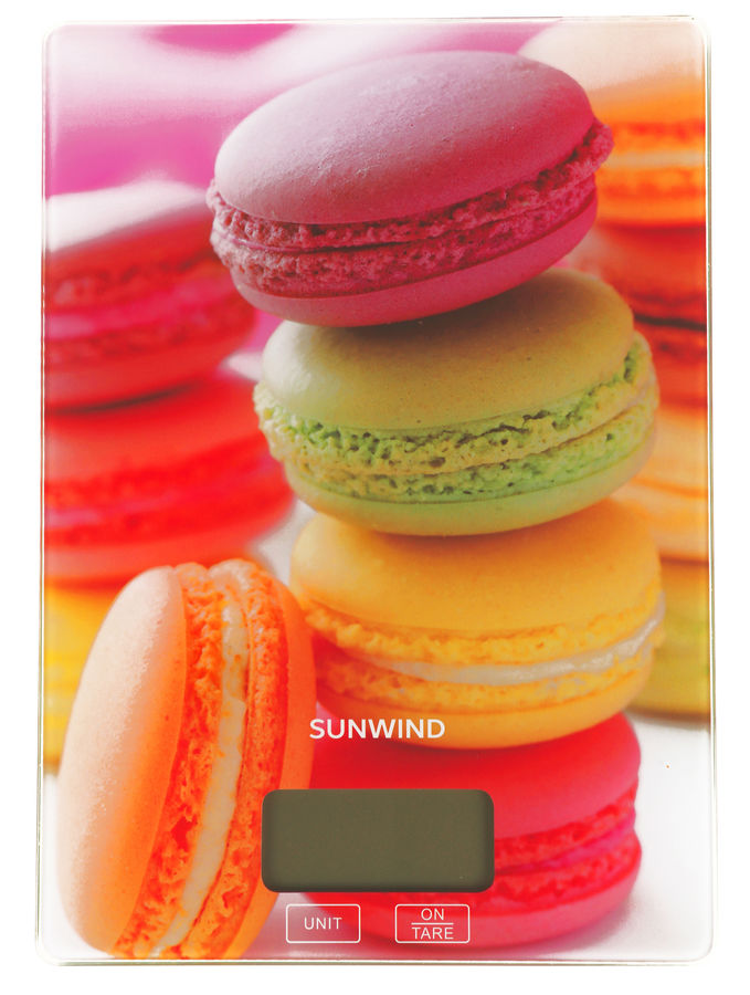 Весы кухонные sunwind sws101 рисунок печенье