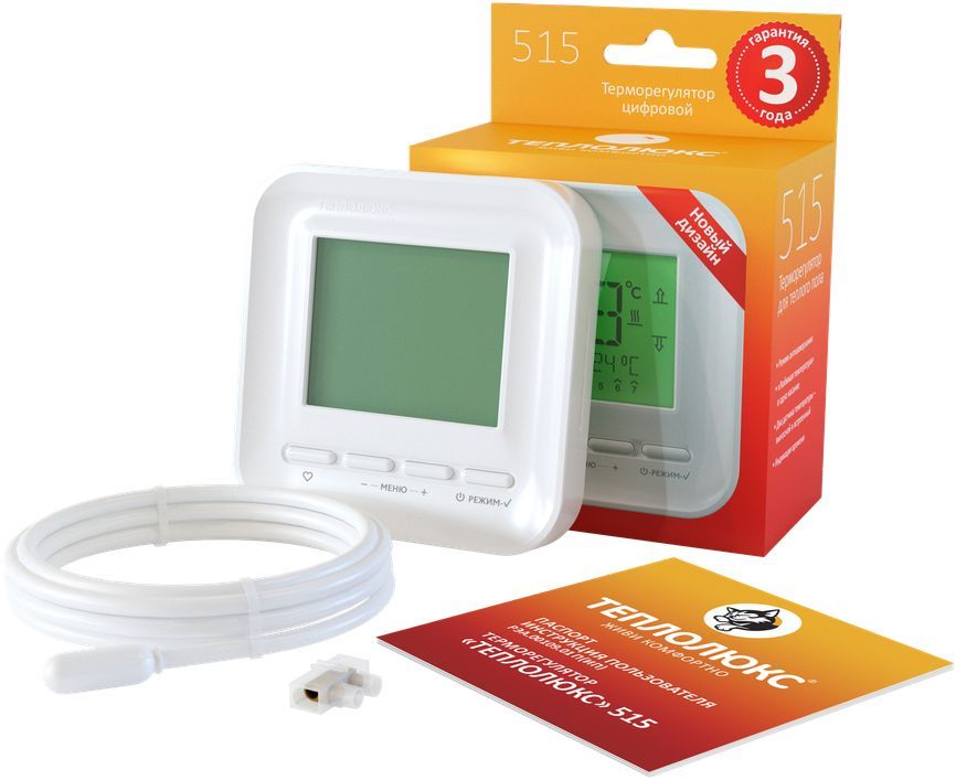 Характеристики Терморегулятор Теплолюкс 515 3500Вт белый (2176930 ...
