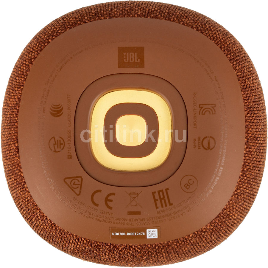 Умная колонка JBL Link Portable, 20Вт, с голосовым помощником Алиса ...