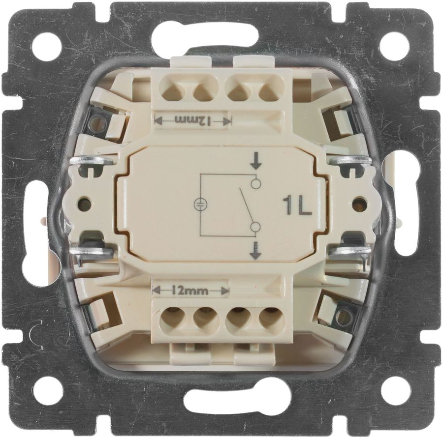 Выключатель одноклавишный скрытой установки ip20 valena legrand