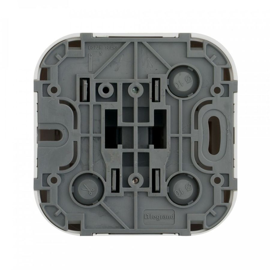 Характеристики Выключатель Legrand Quteo 1-клавишный, установка ...