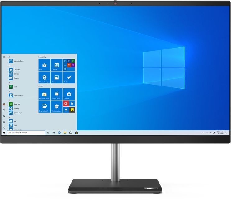 Моноблок Lenovo V50a-24IMB, 23.8", Intel Core i5 10400T, 8ГБ, 512ГБ SSD ...