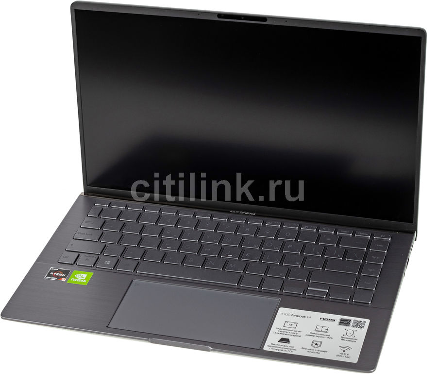 Купить Ноутбук ASUS Zenbook UM433IQ-A5037, 90NB0R89-M01290, серебристый ...