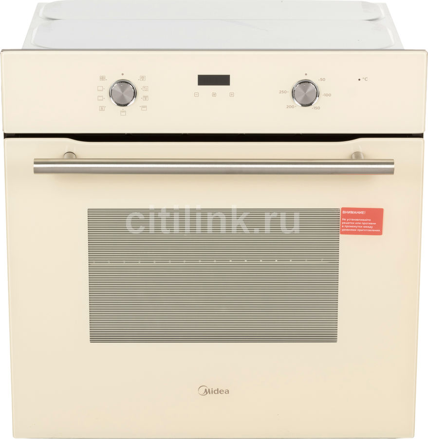 Электрический духовой шкаф midea mo68100gi бежевый