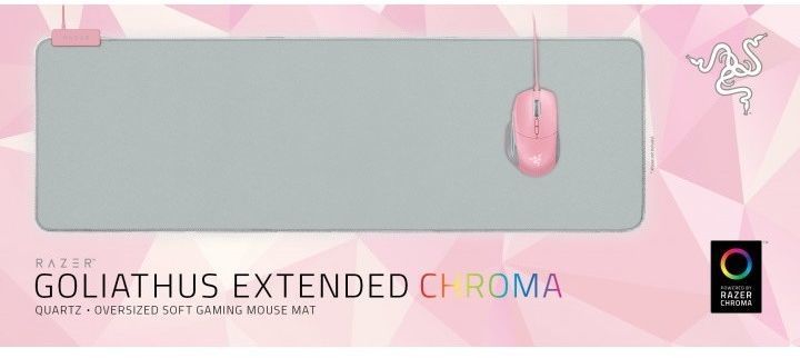 razer goliathus extended chroma quartz edition