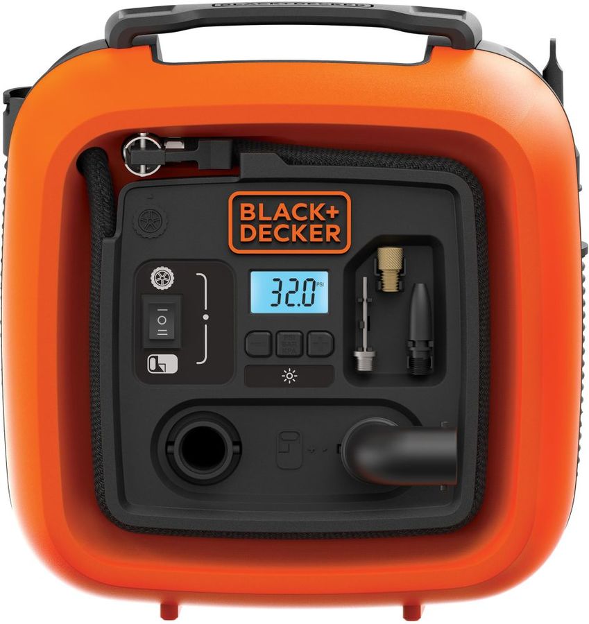 Автомобильный компрессор black decker