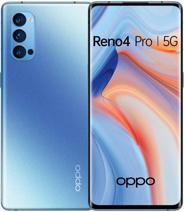Купить Смартфон OPPO Reno4 Pro 5G 256Gb, голубой в интернет-магазине СИТИЛИНК, цена на Смартфон OPPO Reno4 Pro 5G 256Gb, голубой (1421209) - Москва