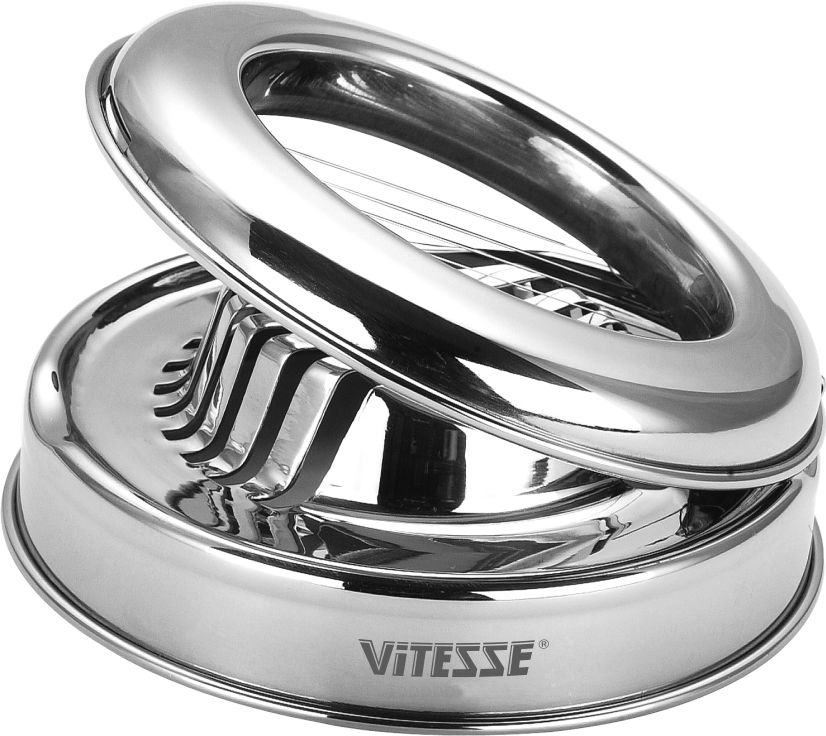 Яйцерезка Vitesse Deva серебристый (VS-1818)