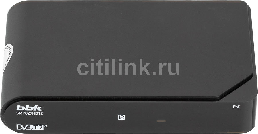 Ресивер DVB-T2 BBK SMP027HDT2, черный - купить в Ситилинк | 1421312