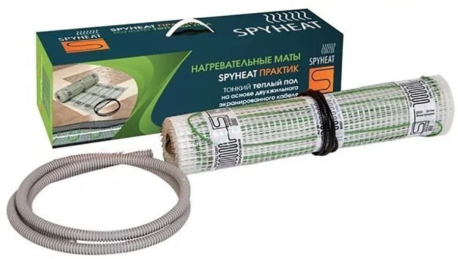 Характеристики Мат нагревательный Spyheat Практик SHMD-12-315 1.75м2 3 ...