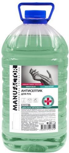 Купить Антисептик Manufactor 5л жидкость для рук и поверхностей (N30901) в интернет-магазине СИТИЛИНК, цена на Антисептик Manufactor 5л жидкость для рук и поверхностей (N30901) (1424403) - Нижний Новгород
