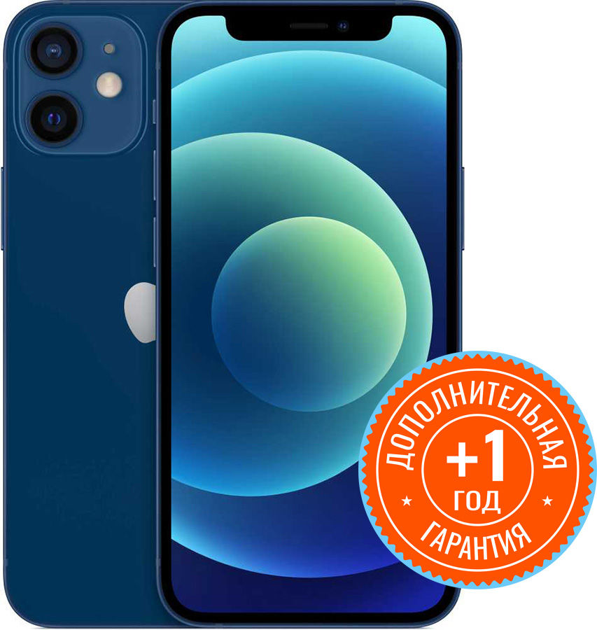 Обзор товара смартфон Apple iPhone 12 mini 128Gb, MGE63RU/A, синий ...
