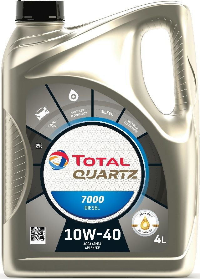 Купить Масла специальные для моторное масло TOTAL Quartz 7000 Diesel .