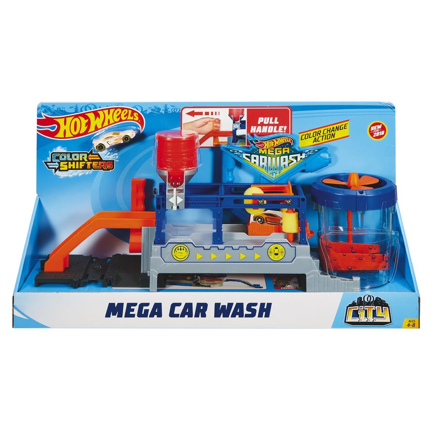 hot wheels ftb66 mega car wash playset