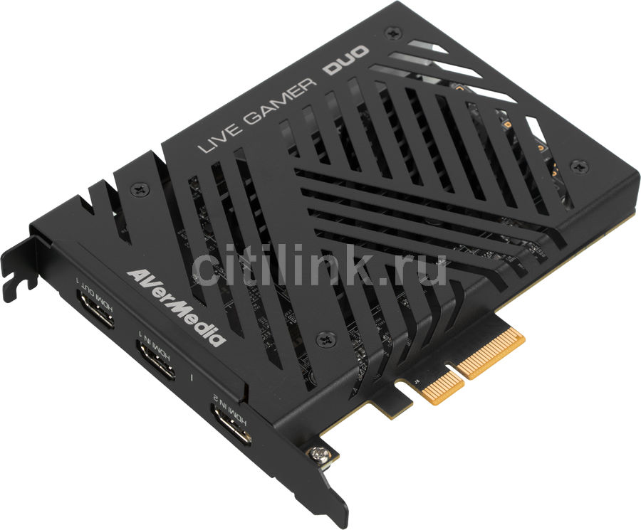 Карта видеозахвата AVerMedia LIVE GAMER DUO GC570D - купить в Ситилинк ...