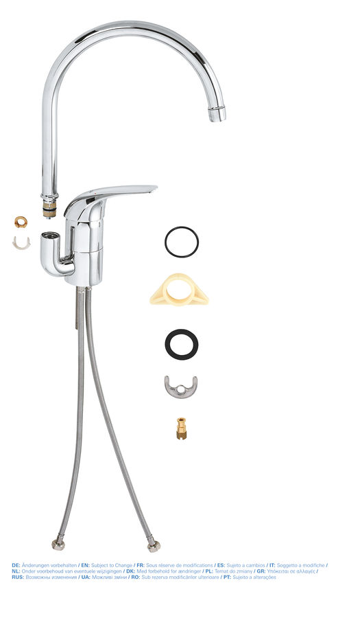 Смеситель для кухни мойки grohe euroeco 32752000