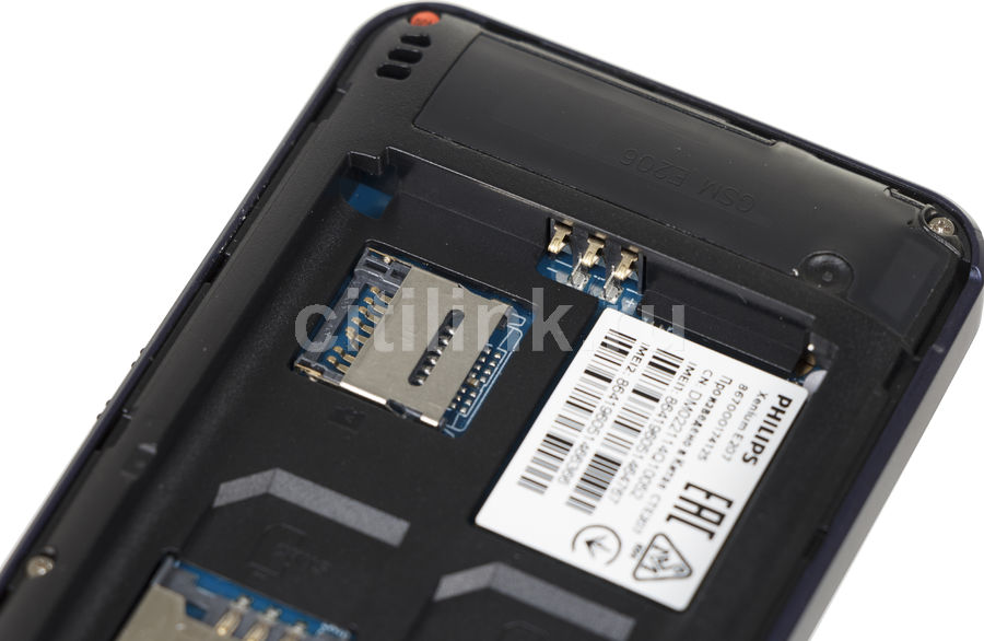 Philips e207 аккумулятор