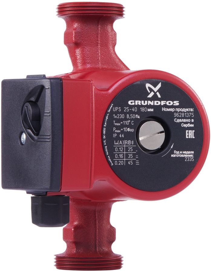 Ответы на вопросы о товаре садовый насос GRUNDFOS UPS 25-40 (1444511) в ...