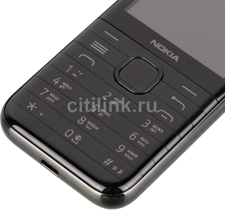 Сотовый телефон Nokia 8000 4G, черный - купить в Ситилинк | 1447694