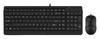 Комплект (клавиатура+мышь) A4TECH Fstyler F1512, черный