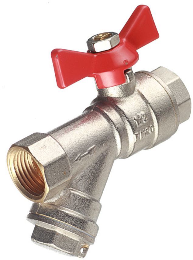 Кран шаровый VALTEC запорный, прямой, 1 1/2\", внутренняя/внутренняя ...