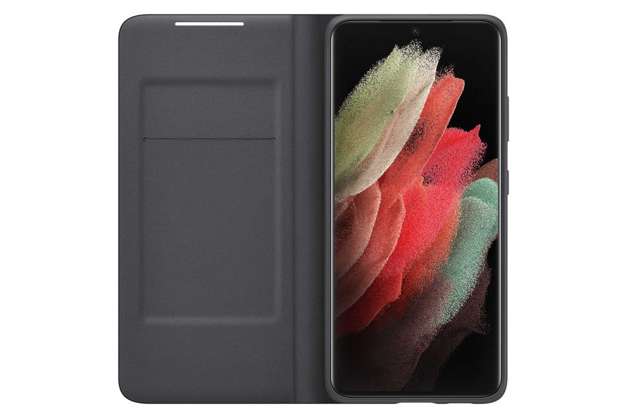 Характеристики Чехол (флип-кейс) Samsung Smart LED View Cover, для Samsung  Galaxy S21 Ultra, черный [ef-ng998pbegru] (1466432) смотреть в СИТИЛИНК