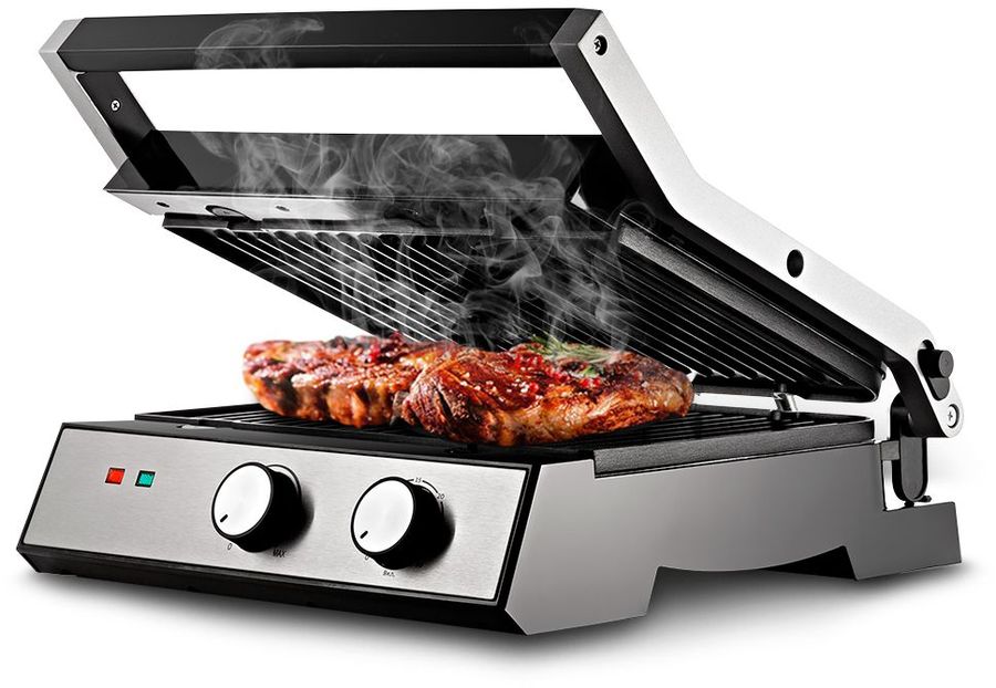 Купить Электрогриль KITFORT КТ-1654, серебристый в интернет-магазине СИТИЛИНК, цена на Электрогриль KITFORT КТ-1654, серебристый (1467656) - Москва - Что дарить на НГ