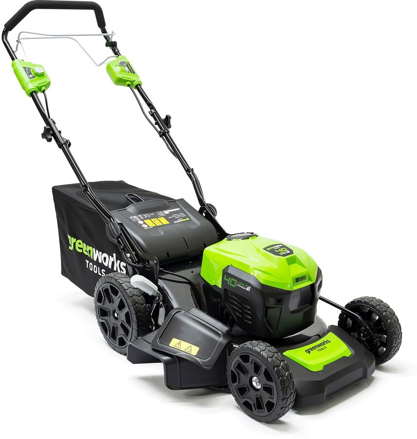 Газонокосилка аккумуляторная GREENWORKS GD40LM46SPK4, 46см, самоходная ...