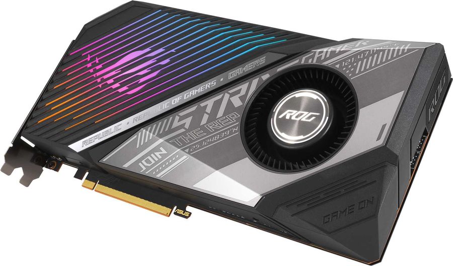 Видеокарта ASUS AMD Radeon RX 6800XT, ROG-STRIX-LC-RX6800XT-O16G-GAMING ...