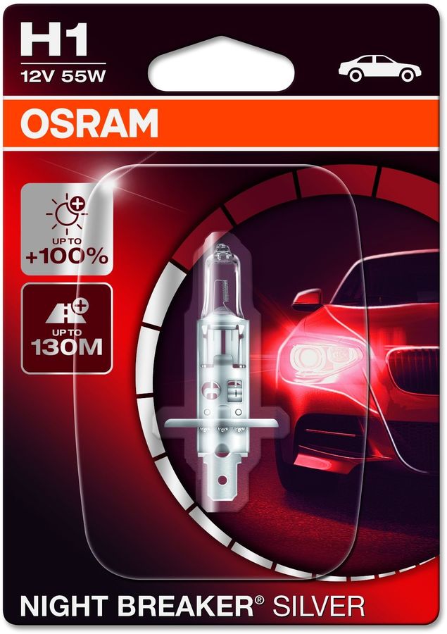 Лампа автомобильная галогенная osram