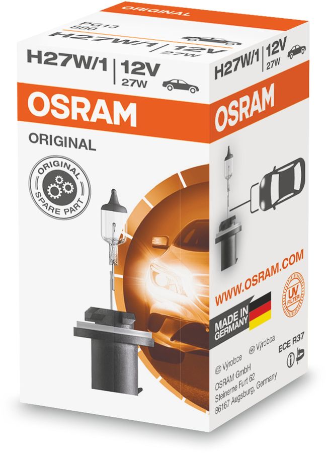 Лампа автомобильная галогенная osram