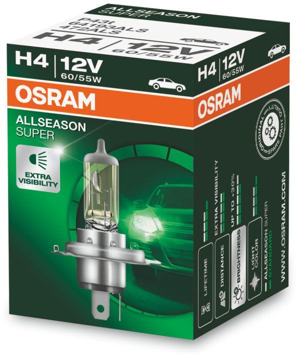 Лампа автомобильная галогенная osram