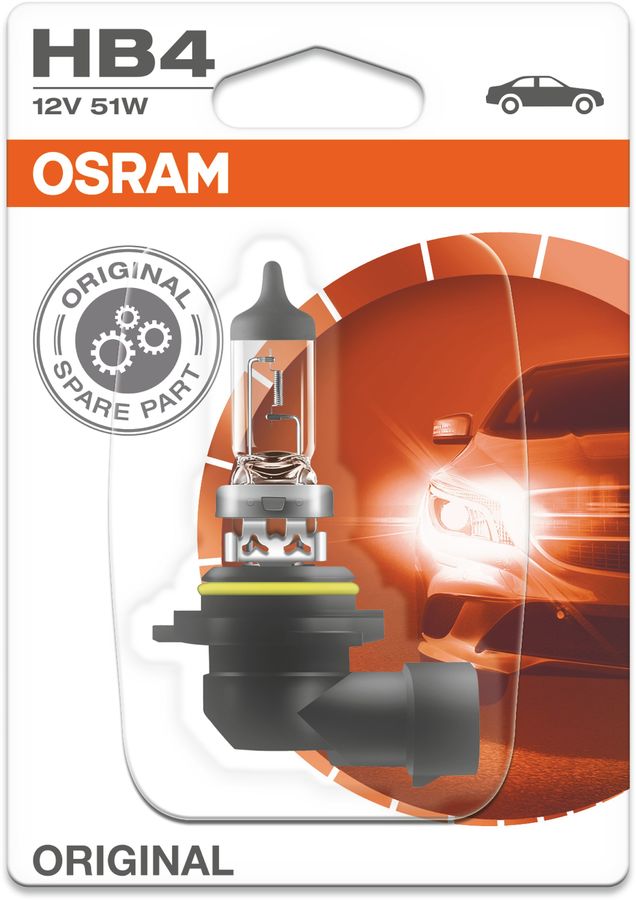 Лампа автомобильная галогенная osram