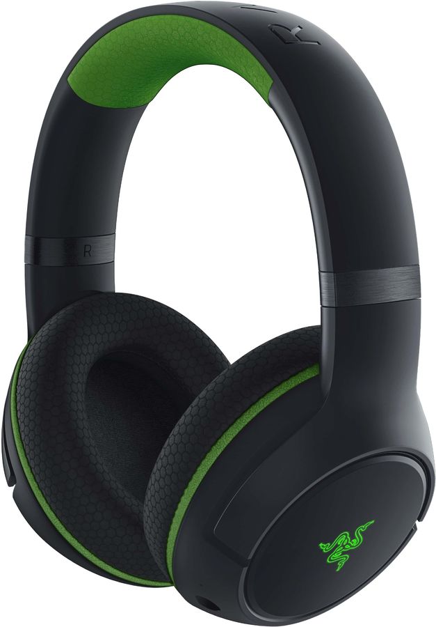 Беспроводная гарнитура Razer Kaira Pro для Xbox Series X/One,  черный/зеленый - купить в Ситилинк | 1474082