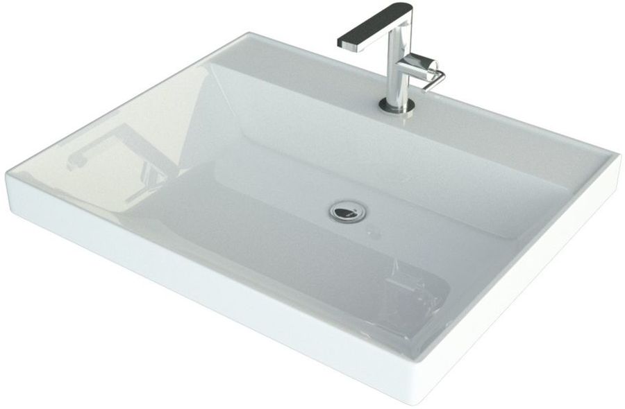 Раковина подвесная ANDREA Corolina 60х10.5х50 см [539892](мех ...