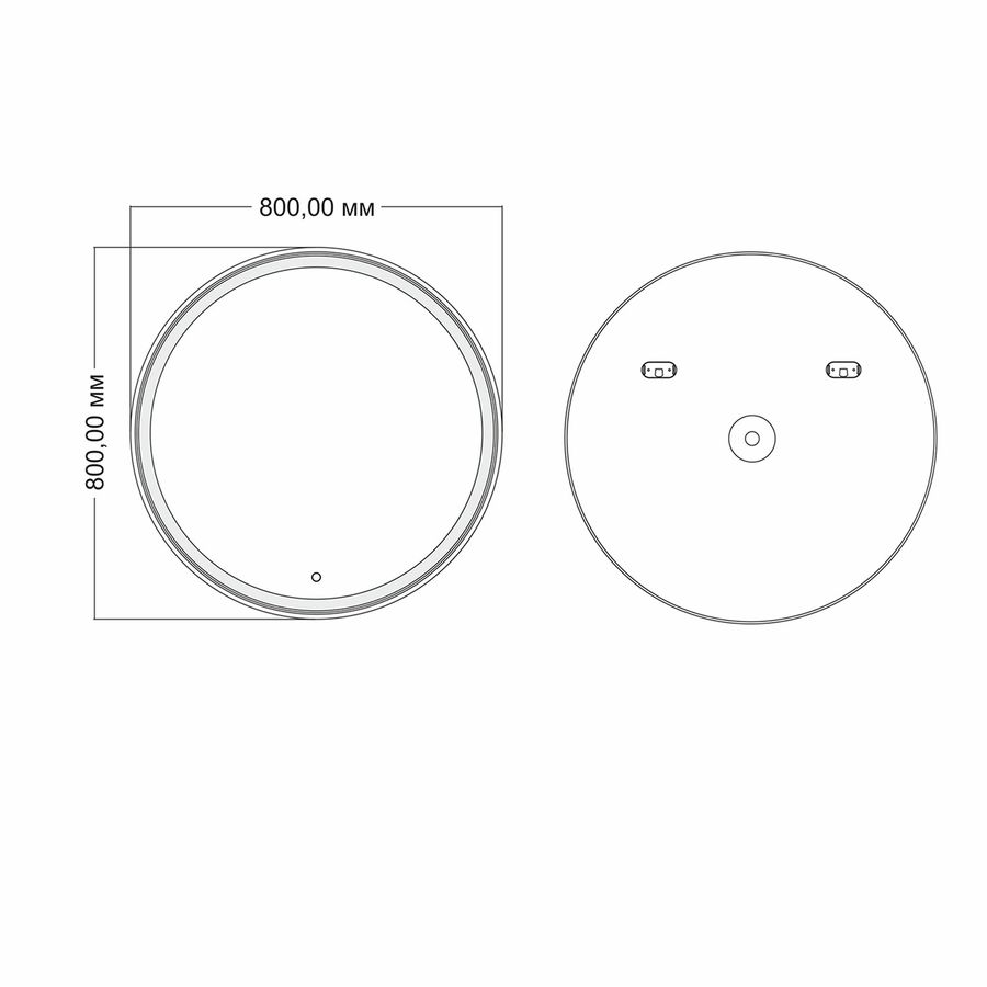 Зеркало mixline лотос 590 500 с полкой