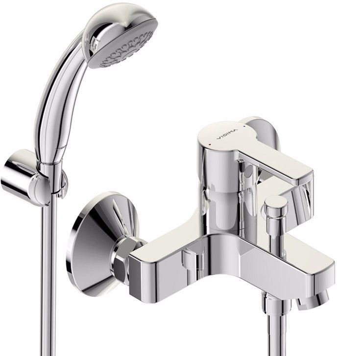 Смеситель для ванны VIDIMA Uno хром [BA238AA] - купить в Ситилинк | 1482243
