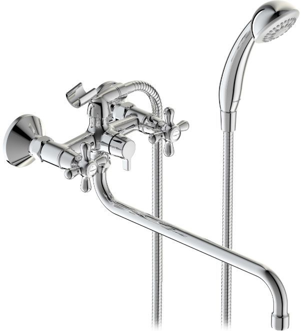 Смеситель для ванны VIDIMA Retro хром [BA348AA] - купить в Ситилинк ...