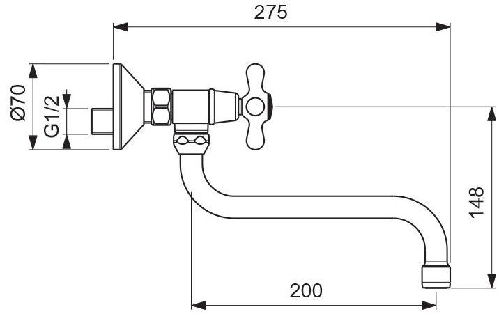 Услуги на смеситель для раковины (умывальника) VIDIMA Retro хром ...