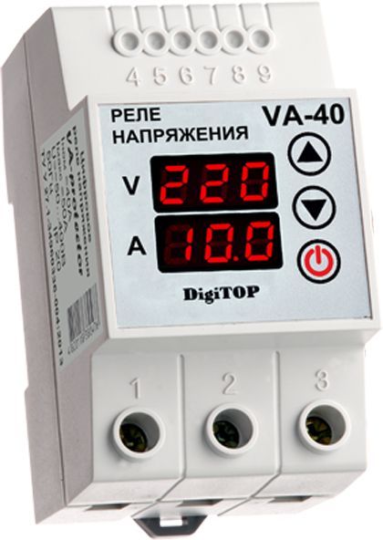 Инструкция, руководство по эксплуатации для реле напряжения DIGITOP VА ...