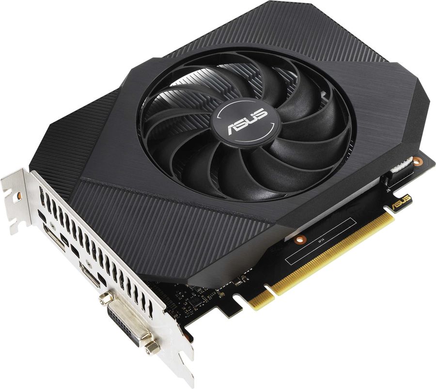 Видеокарта asus nvidia geforce gtx 1650 ph gtx1650 o4gd6 p 4гб gddr6 oc ret обзор