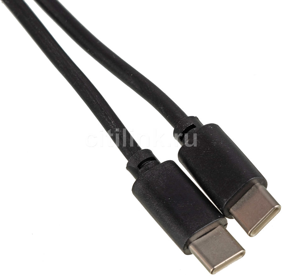 Кабель USB Type-C (m) - USB Type-C (m), 3м, черный - купить в Ситилинк ...