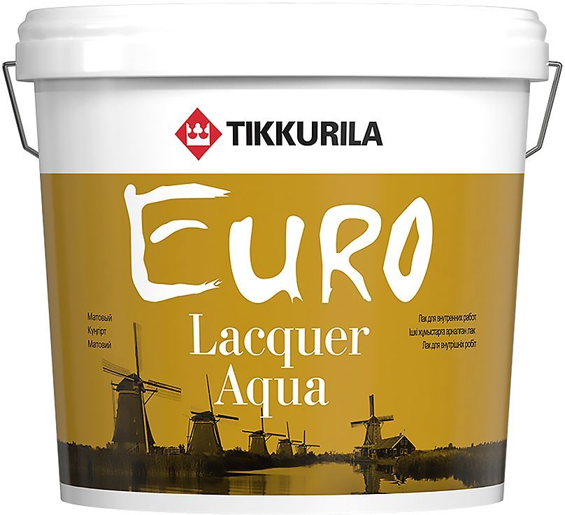 Lacquer aqua tikkurila в интерьере