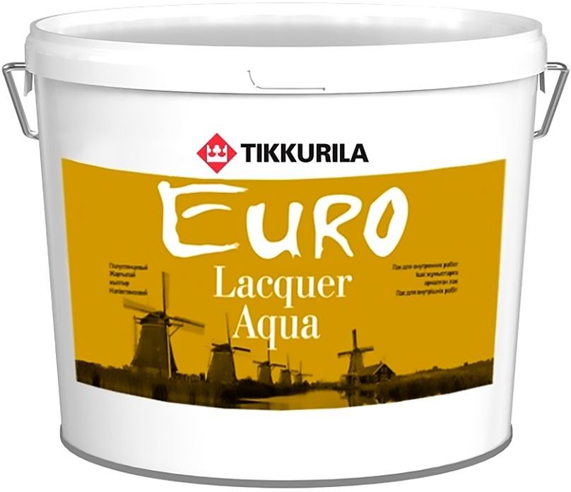 Lacquer aqua tikkurila в интерьере