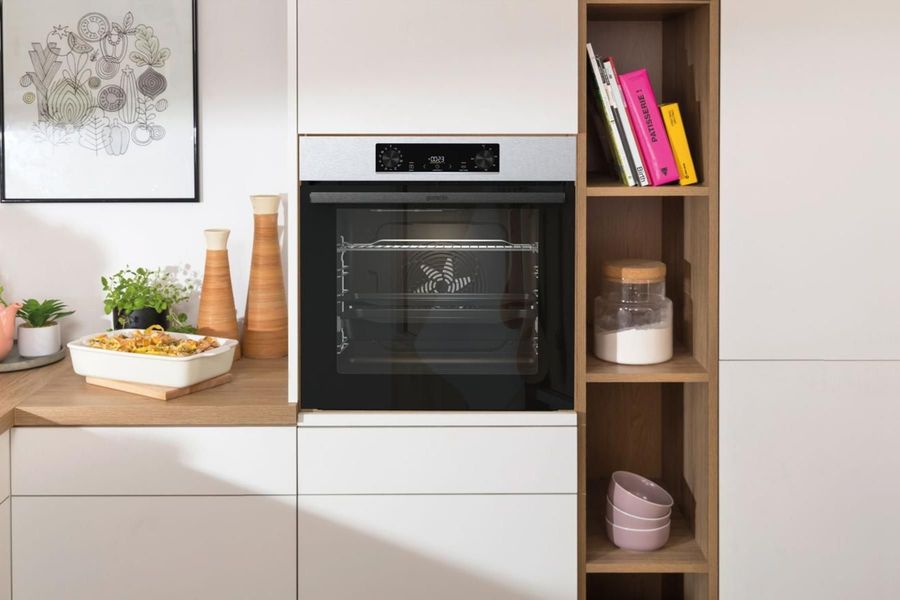 Духовой шкаф gorenje bosb6737e06x нержавеющая сталь черный