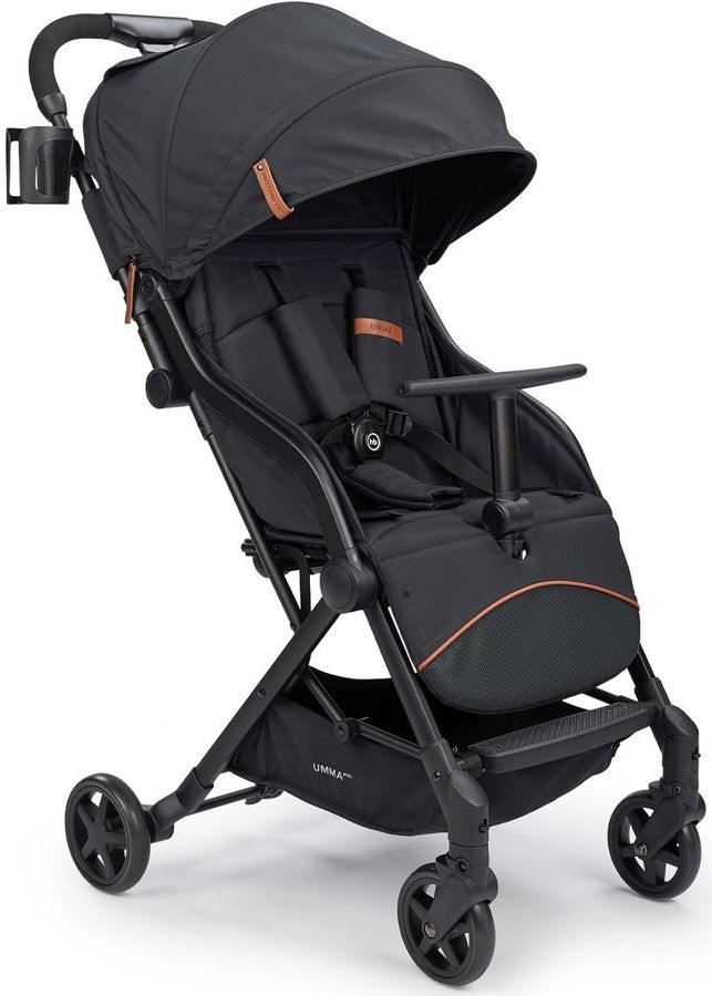 Характеристики Прогулочная коляска Happy Baby Umma Pro, black (1500128 ...