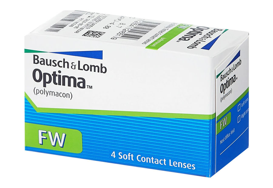 Контактные линзы BAUSCH + LOMB Optima FW, 8.4мм, -1, 4шт – купить в ...