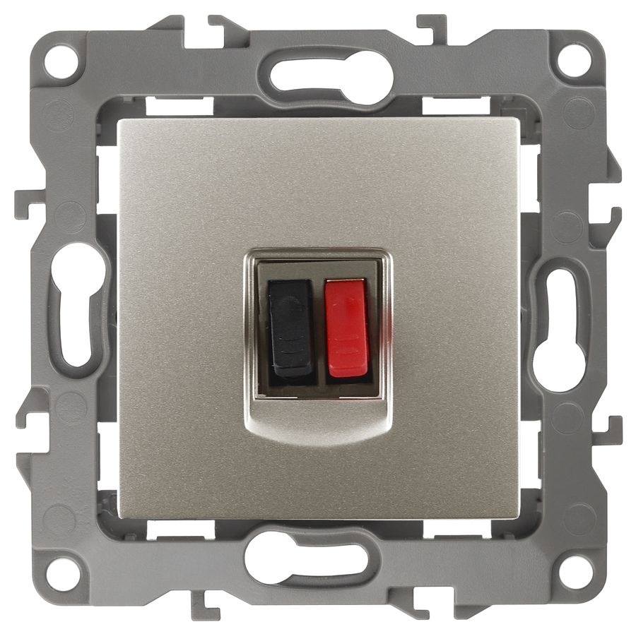 Розетка аудио Эра Серия 12 12-3111-15, скрытая, IP20, перламутр ...